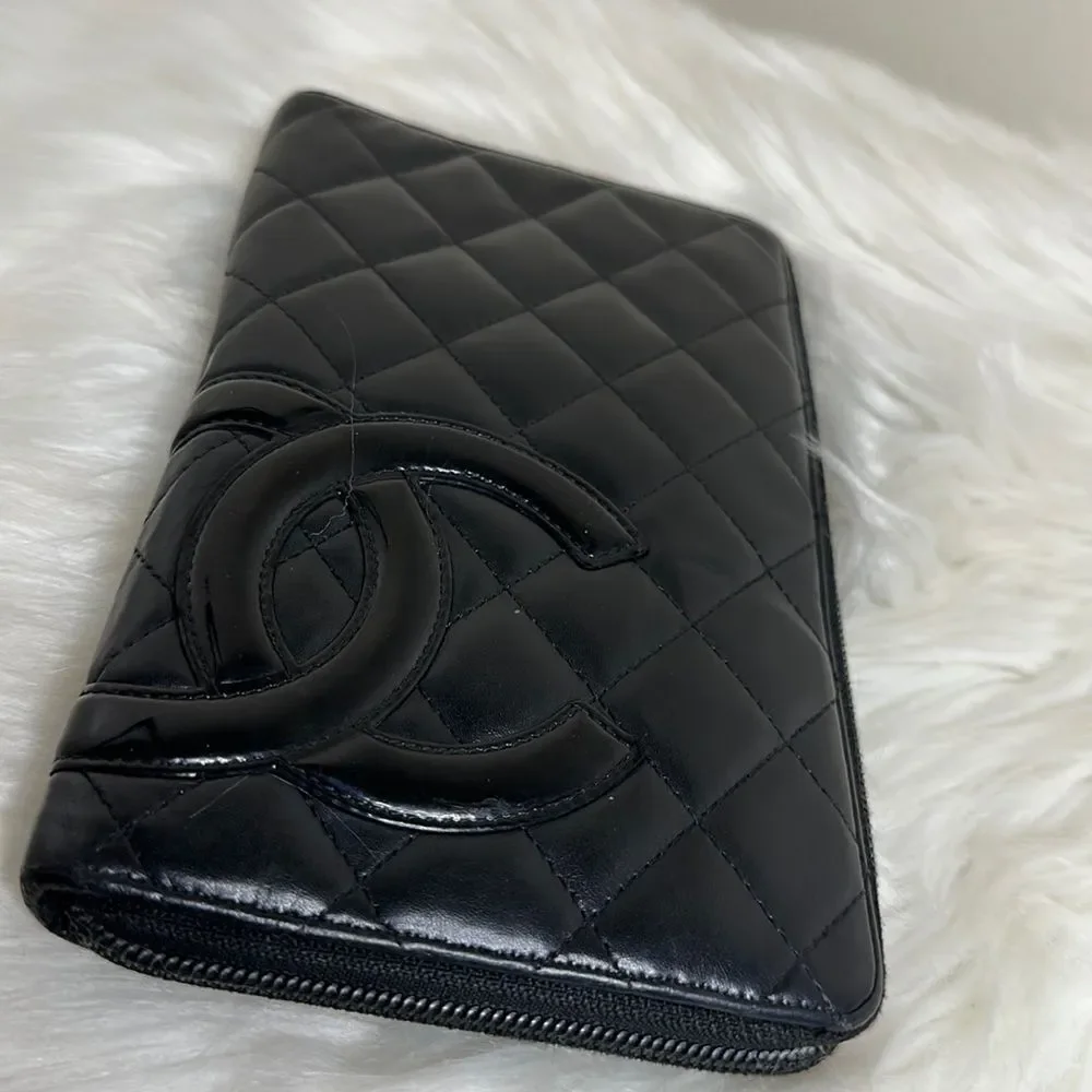 💯Preloved Chanel Large Quilted Wallet/Organizer🍀